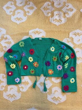 Shop Fluffy Handmade Crochet Cardigan